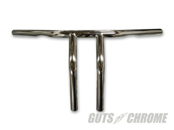 ハンドルバー Tバープルバック ヘコミ有 クローム 10インチ 82年以降