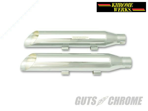 スリップオンマフラー サイドスラッシュカット 3インチ XL スポーツスター