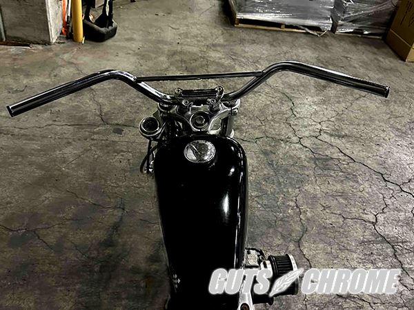 MX Bar, Black, Dimpled