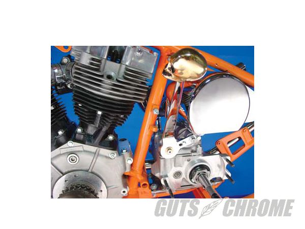 Jockey Shift Lever Chrome for 4-Speed Rotary Top Transmission
