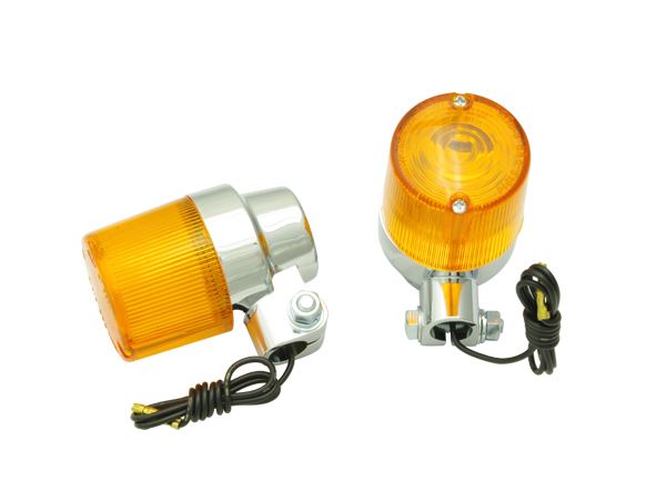 ヨーロピアンウィンカー オレンジ 50Φ×76 2個入り