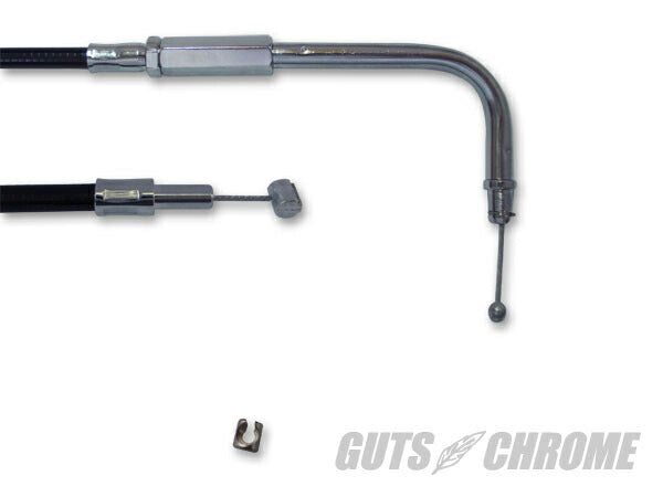 96-11年ビッグツイン用 ブラックアイドルケーブル 34.25インチ