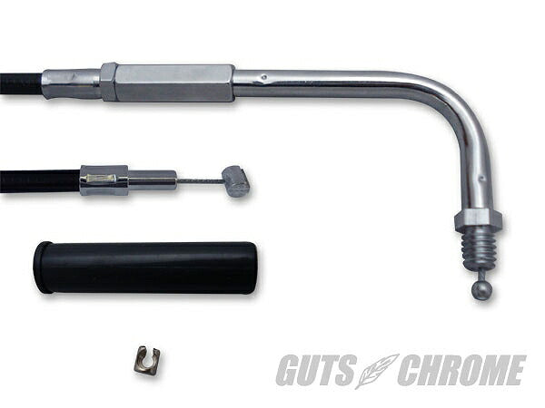 90-95年FXDソフテイル ブラック スロットルケーブル 6インチオーバー