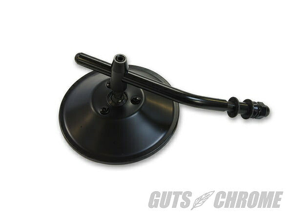 4インチ ラウンドミラー ブラック