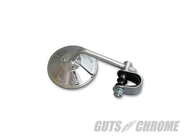 4インチ クランプオンミラー クローム