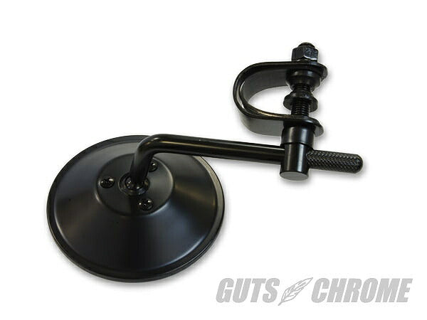 4インチ 丸型ミラー 汎用 ブラック