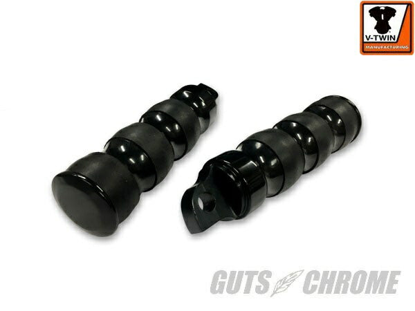 Three-Band Style Foot Peg Set - Black