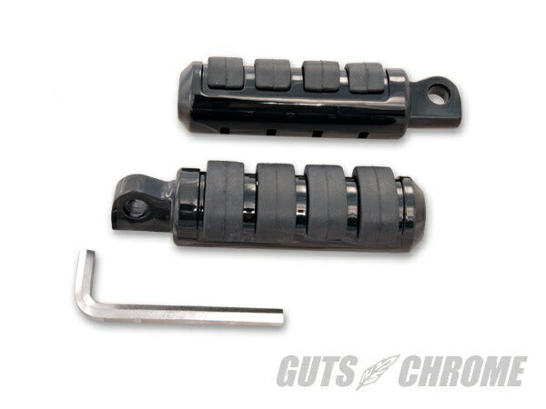 V-Twin Cat's Paw Footpeg Set Black