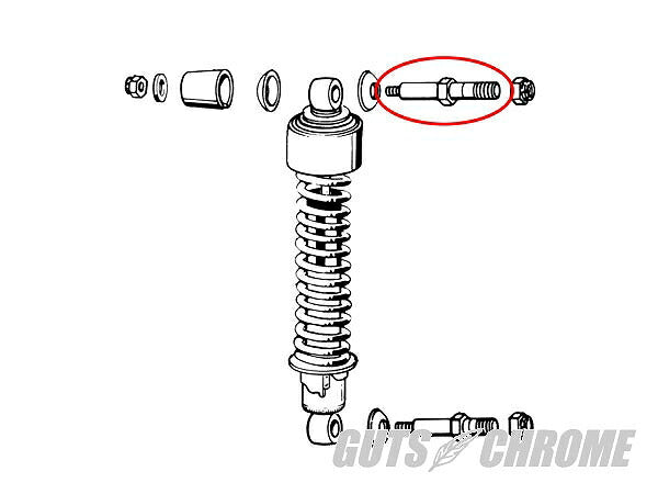 Pauco Shock Stud Upper XL/K Model