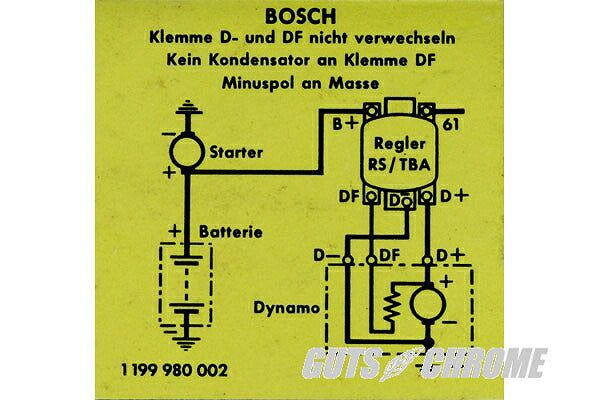 BOSCH Mechanical Regulator XLCH