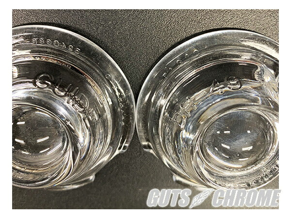 V-TWIN GUIDE DH-49 Replica Glass Lens, Clear, 55mm, Set of 2