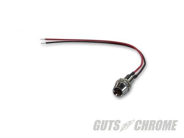 防水 LEDインジケーターランプ レッド M8-0.75