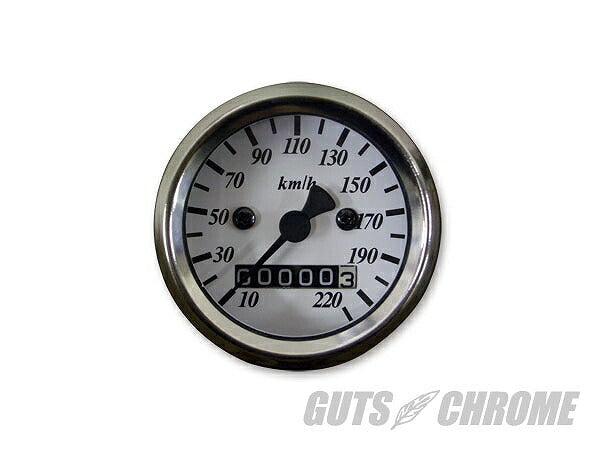 スピードメーター 白 2:1 機械式