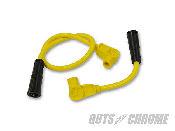 Spark Plug Wires 90° Yellow for TC Softail, Dyna