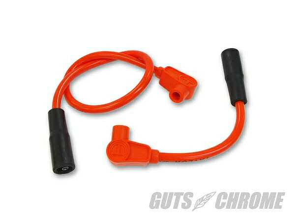 Spark Plug Wires 90° Orange for TC Softail, Dyna