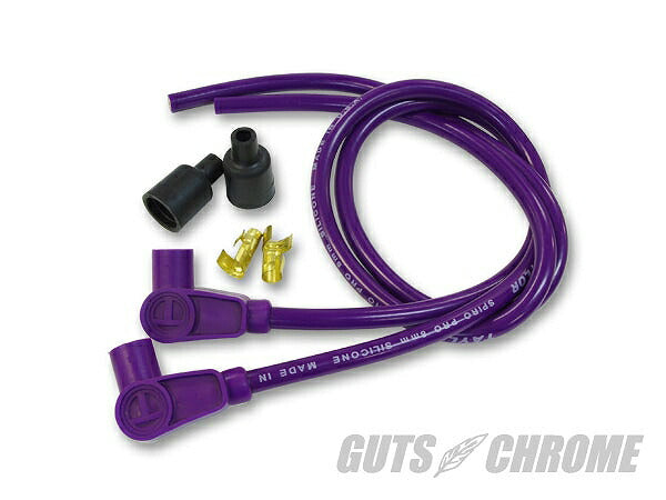 Spark Plug Wires 90° Purple Panhead Shovelhead Evolution Big Twin
