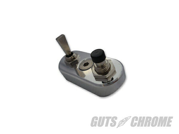 2穴スイッチボックスアッシークローム