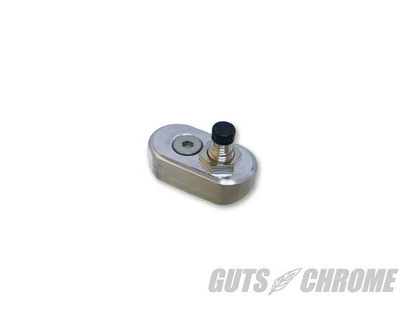 1穴スイッチボックスアッシー(プッシュ) クローム