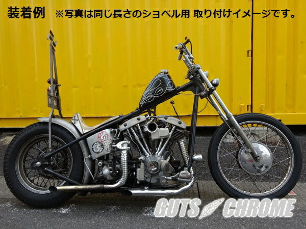 Paughco Drag Pipe Exhaust Slash Cut 34 inch Panhead
