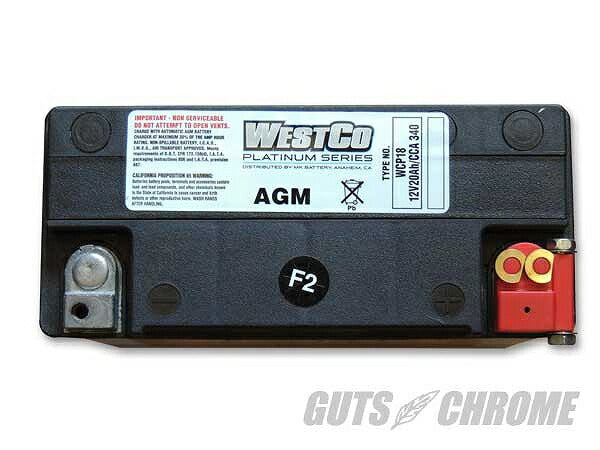 WCP18 バッテリー 液入充電済 80-96ツアラー 66010-82B