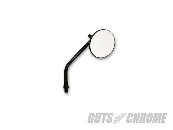 3インチラウンドミラー ミラー 10mmスレッド (逆ネジ) ブラック