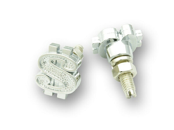 ダラー ライセンスボルトセット クローム