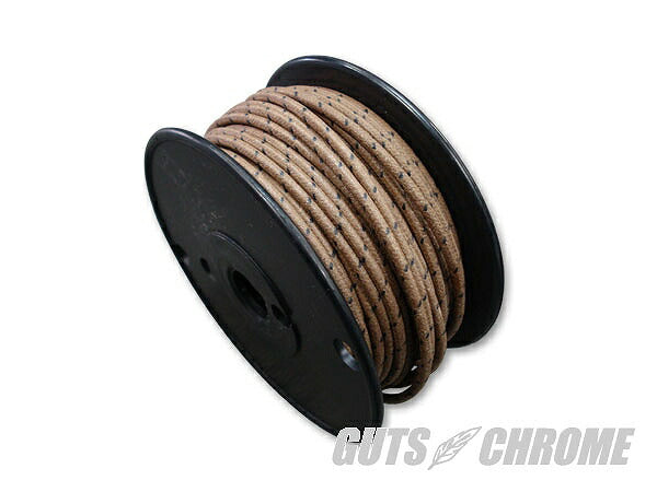 クロスカバーワイヤー16ゲージ 茶×黒※1m売リ