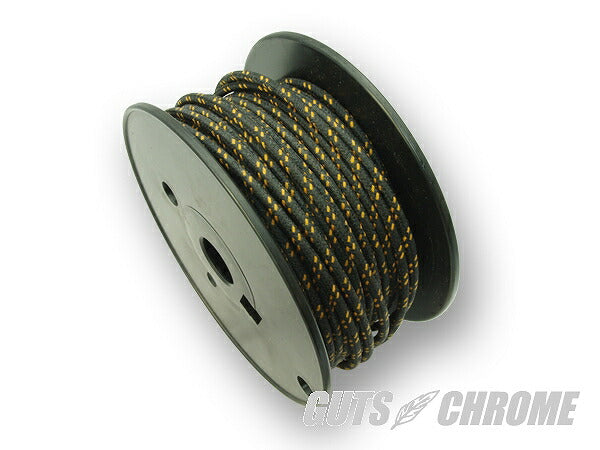 クロスカバーワイヤー16ゲージ 黒X橙 1m売リ