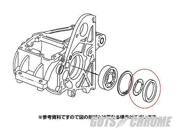5速TM メインシャフトシール L84-E94年BT