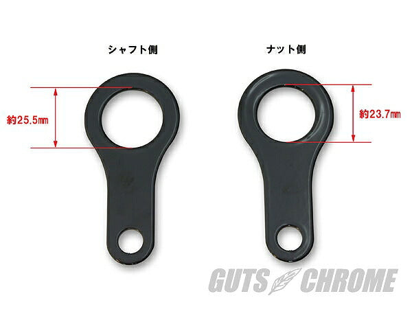 アクスルマウント ウィンカーステーBLK M24ナット用