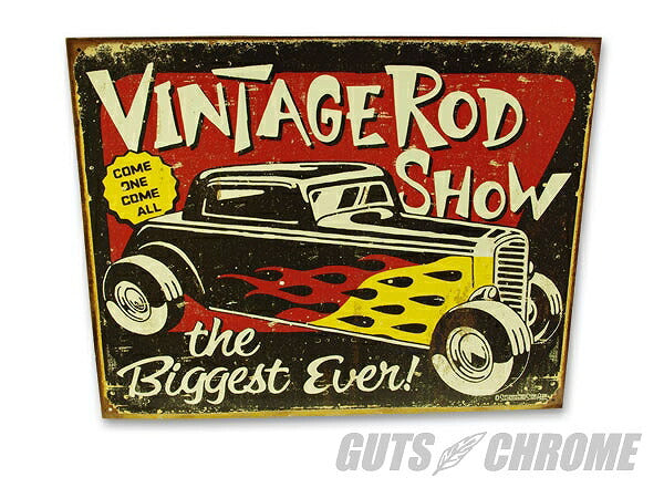 メタルサイン Vintage Rod Show