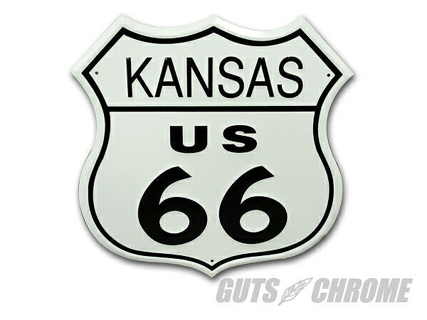 メタルサイン Route 66 Kansas