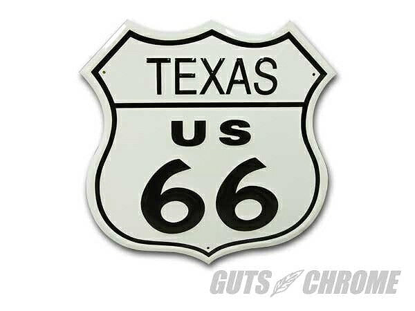 メタルサイン Route 66 Texas