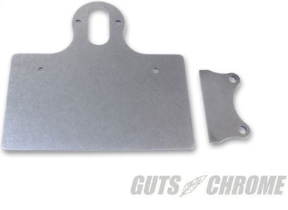 Side-mount license plate bracket set for custom builds