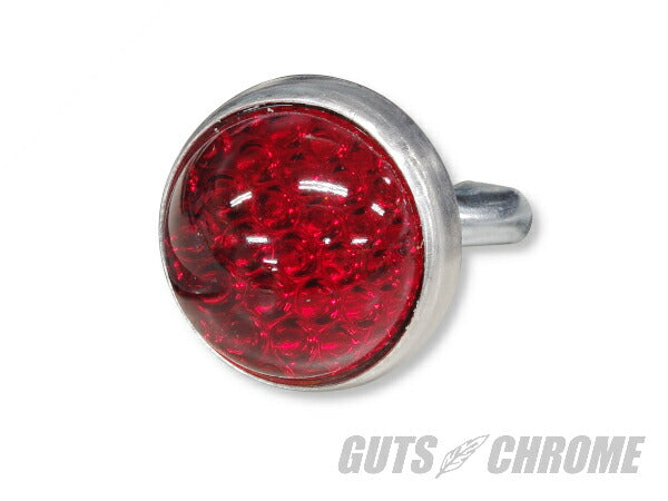 レッドフォックス ガラスレンズリフレクター ラウンドカット レッド 24.5mm