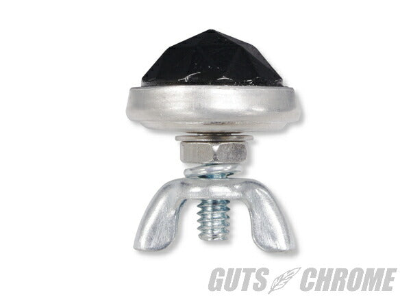 レッドフォックス ガラスレンズリフレクター プリズムカット ブラック 24.5mm 1個
