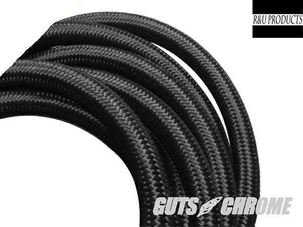 ステンレスメッシュホース 3m ブラックナイロンメッシュ #7(内径9.4mm)