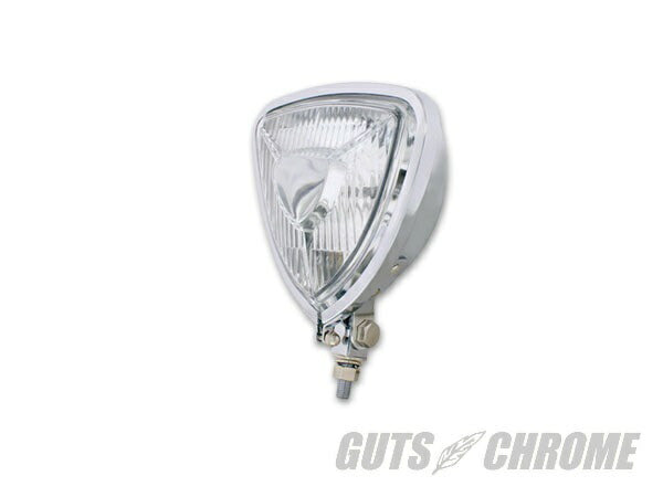 クローム トライアングル ヘッドライト フラットバック