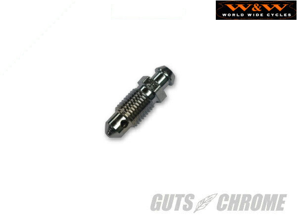 3/8インチ キャリパーブリーダースクリュー クローム FX FXR XL FLT FLHT ソフテイル ダイナ