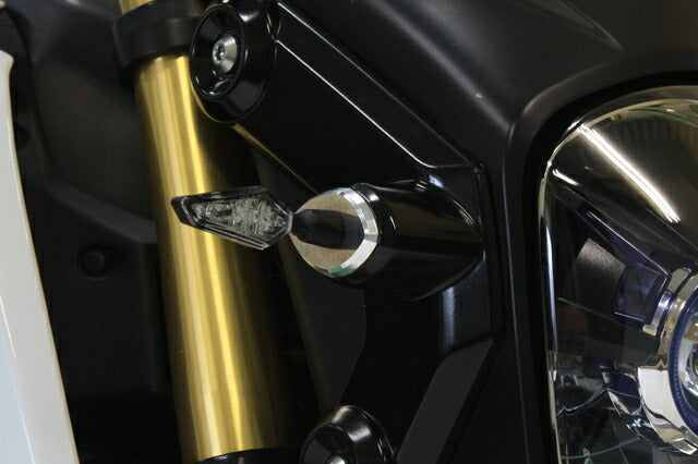 Winker Base, Silver Anodized, Left/Right Set, Early Model Grom