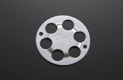 Clutch cover (A) Silver anodized