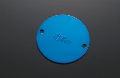 Clutch cover (B) blue anodized