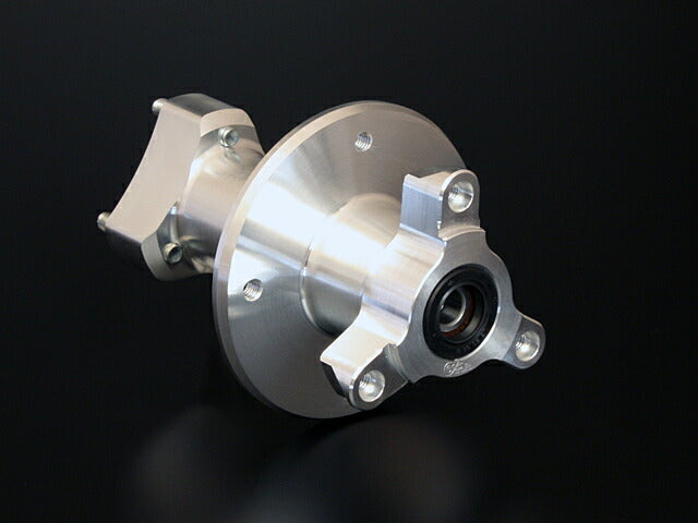 Super Wide Rear Disc Hub Silver Anodized 95.1/59.5mm