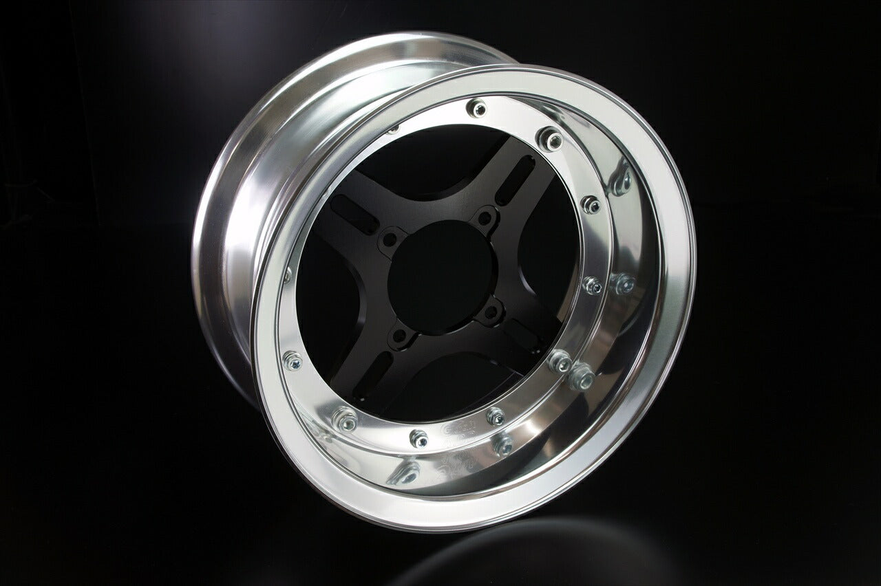 Wheel Spacer Cross Type Black 10 Inches