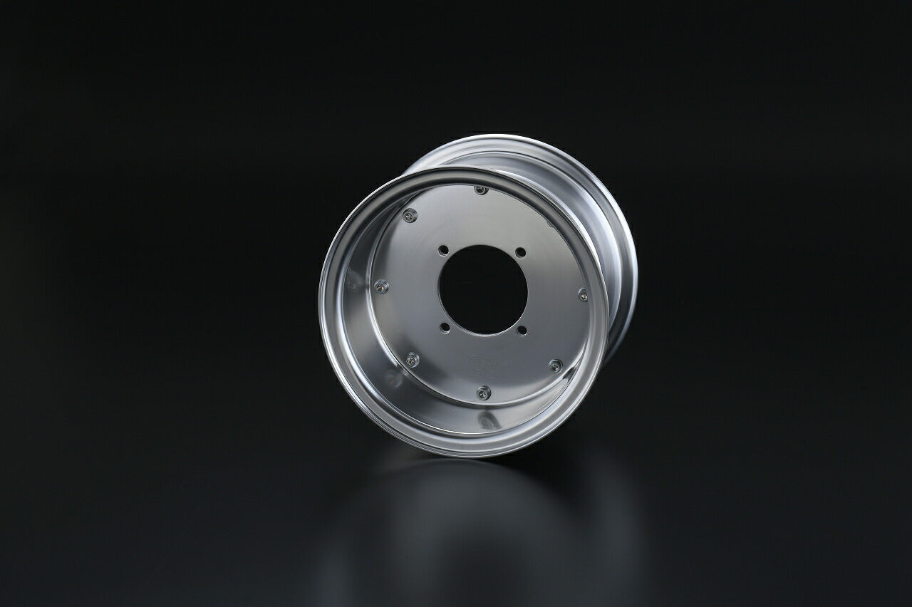 5.5J Wide Wheel, Non-Perforated Type, Silver Anodized, 8-inch, 1 piece
