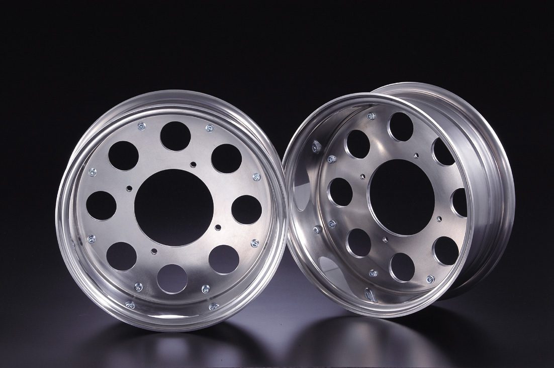 Wide Wheel 3.75J 8-Hole Type Silver Anodized 12-inch, 1 Wheel for APE50/100