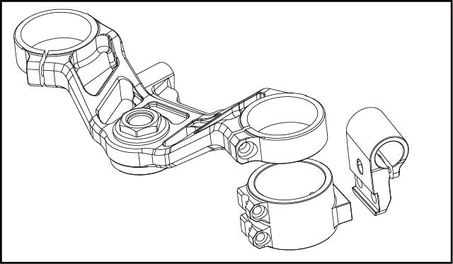 Separate Handlebar Kit HC Brown Z900RS