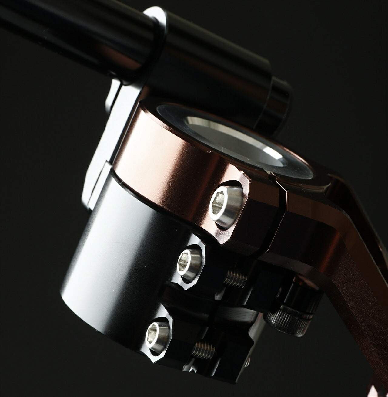 Separate Handlebar Top Bridge Black Z900RS