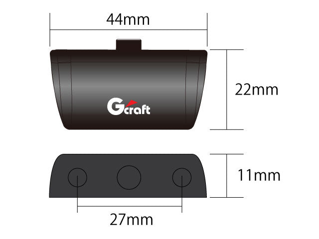 License Plate Light, No Logo, 44x22x11mm