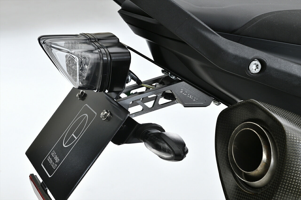 Billet License Holder Gunmetal Alumite Duke 790